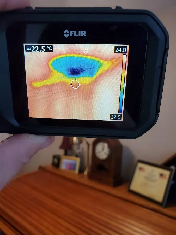 Thermal imaging inspection for water damage in Champlin