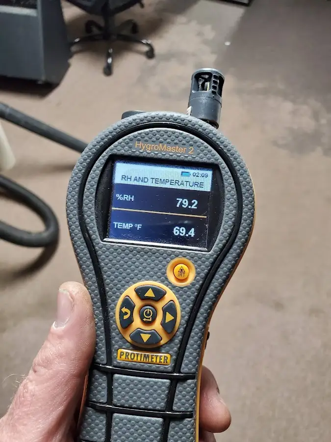 Moisture meter humidity assessment for Mold Remediation & Removal in Champlin